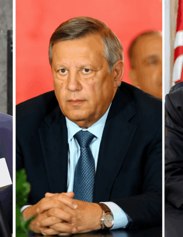 Sadok Mourali, Mohsen Trabelsi et Hamdi Meddeb
