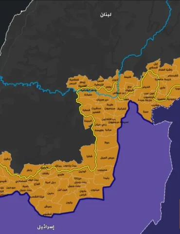 جنوب لبنان إسرائيل تعيد تشكيل الجنوب اللبناني وتعزل 568 كيلومترا مربعا