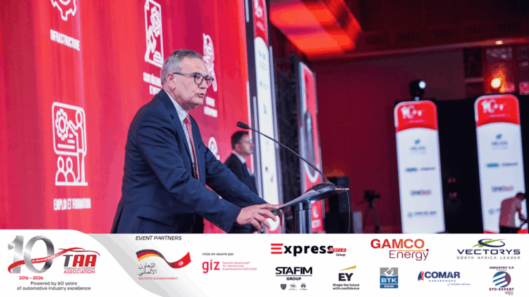 Photo Imed Charfeddine VP TAA 10 ans TAA 3 juin La Tunisian Automotive Association célèbre 60 ans d’héritage industriel et 10 ans d’accélération au service de la mobilité de demain
