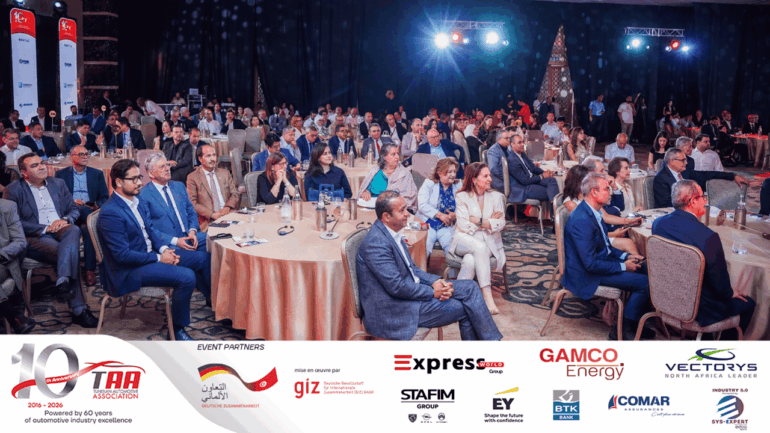 Photo invites 10 ans TAA 3 juin La Tunisian Automotive Association célèbre 60 ans d’héritage industriel et 10 ans d’accélération au service de la mobilité de demain