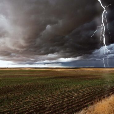 lightning discharge field cumulonimbus cloud 0 وزارة الفلاحة تدعو إلى اتخاذ الاحتياطات اللازمة تحسبا للتقلبات الجوية المرتقبة