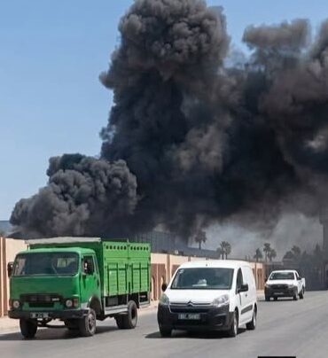 1783009496926 6846083faead شركة أسواق الجملة: حريق سوق الجملة ببئر القصعة بسيط ولم يسفر عن أي خسائر بشرية أو أضرار مادية