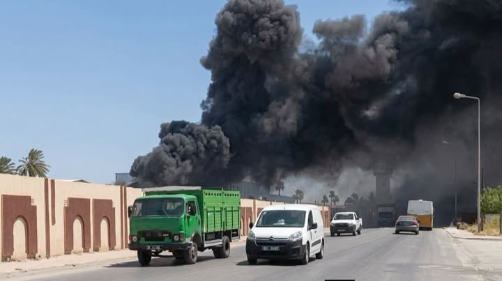 1783009496926 6846083faead شركة أسواق الجملة: حريق سوق الجملة ببئر القصعة بسيط ولم يسفر عن أي خسائر بشرية أو أضرار مادية