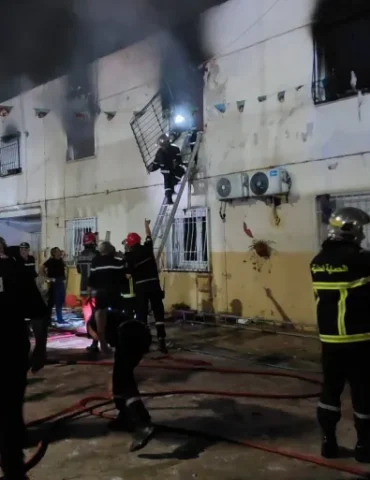 الجزائر 11 قتيلا و19 مصابا بحريق دار أيتام في الجزائر