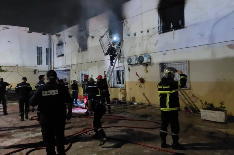 الجزائر 11 قتيلا و19 مصابا بحريق دار أيتام في الجزائر