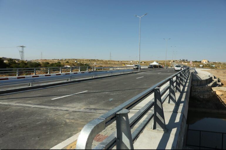 جسر منوبة فتح الجولان على الجسر الجديد الرابط بين منوبة والطريق الشعاعية X20