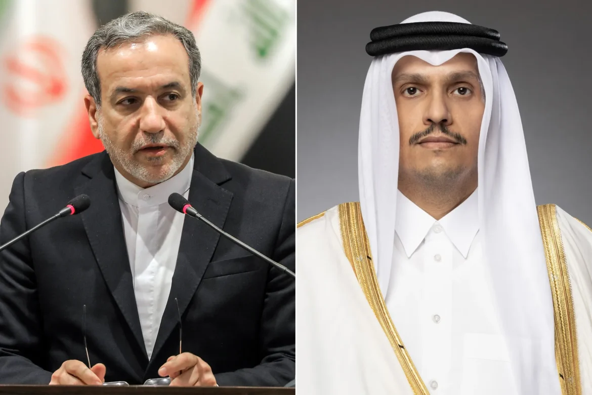 وزير قطر وإيران وزير الخارجية القطري يبحث مع عراقجي التصعيد بين واشنطن وطهران