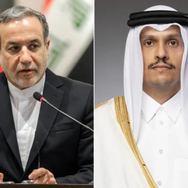 وزير قطر وإيران وزير الخارجية القطري يبحث مع عراقجي التصعيد بين واشنطن وطهران
